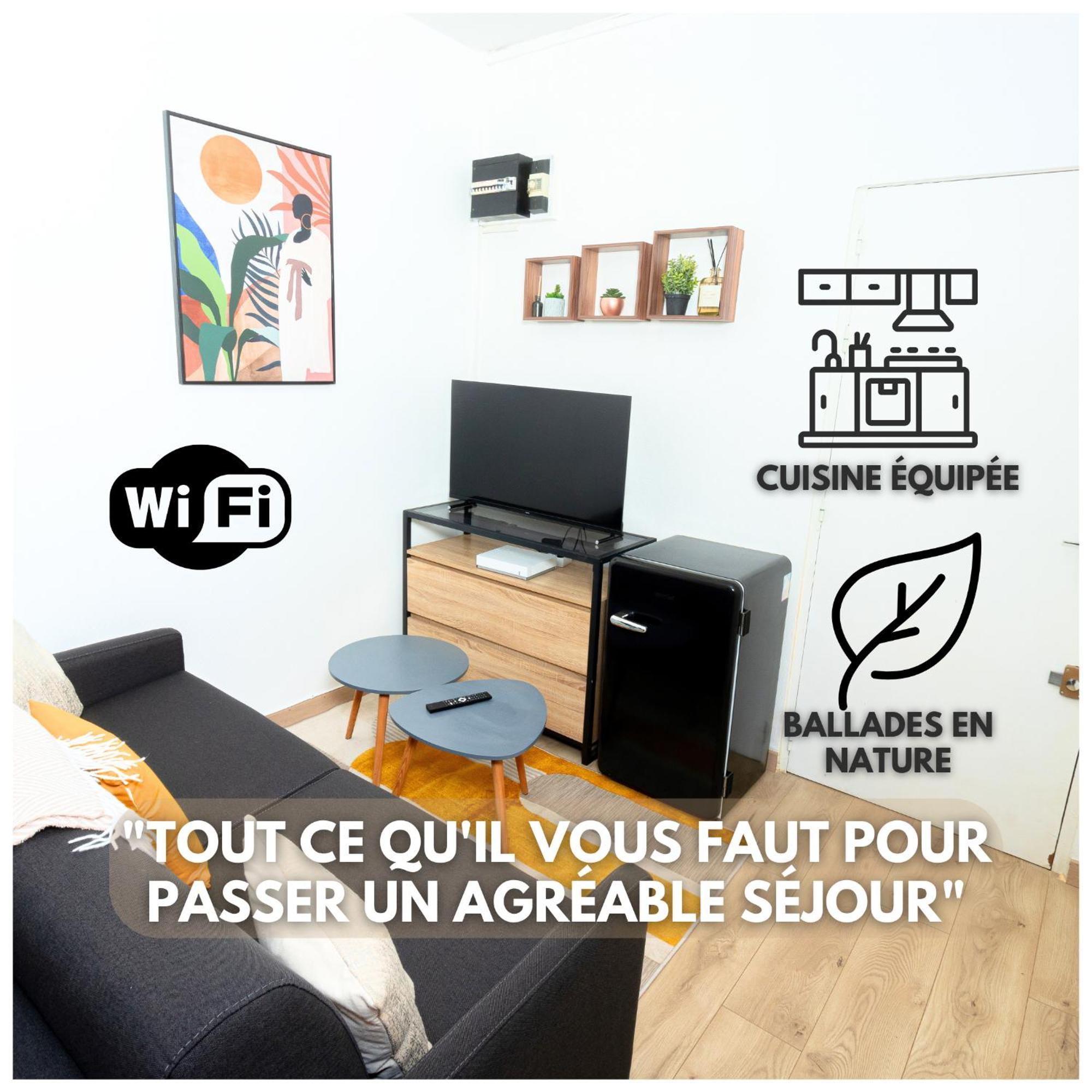 Le Cocon Douillet - 5" De La Gare - Wifi - Acces Direct Paris & Disneyland Ла-Ферте-су-Жуарр Екстер'єр фото